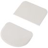 patisse Dough Scraper Set of 2 Round/Serrated White