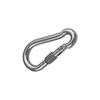 Pack of 10 Snap Hooks with Locking Screw 4 x 40 mm Galvanised