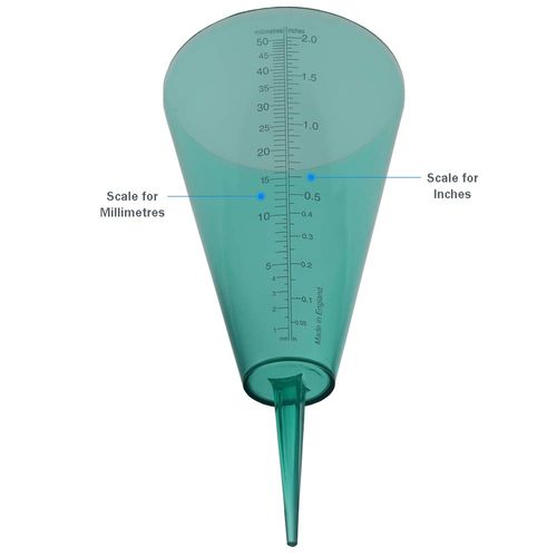 Sprinkler Rain Gauge to Monitor Rainfall Levels with Easy to Read Scale Rain Meter for Your Garden