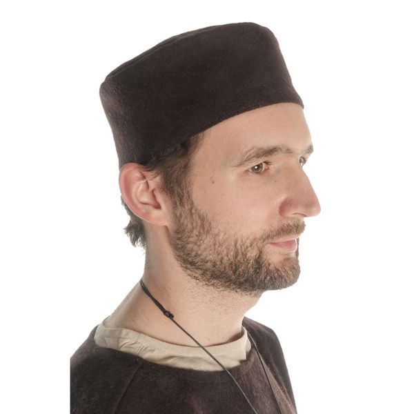 HEMAD Men's Medieval Woolen Cap – XL Brown