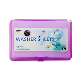 ENYUR Travel Laundry Detergent Sheets Light Fresh Scent 1 Count (Pack of  96)