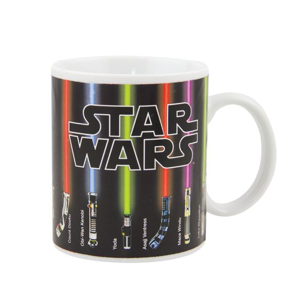 Paladone Star Wars Lichtschwert Farbwechsel Becher 290ml, mehrfarbig, PP3699SW