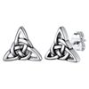 U7 Stainless Steel Celtic Knot Hypoallergenic Ear Piercing Stud Earrings
