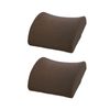 2 Memory Foam Back Support Cushion Lumbar Support Back Pillow Office Chair Car 