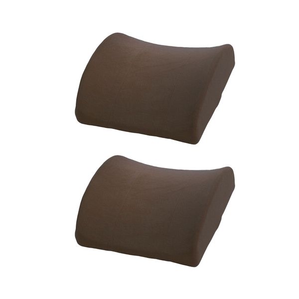 2 Memory Foam Back Support Cushion Lumbar Support Back Pillow Office Chair Car 