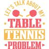 CafePress Table Tennis Problem Ping Pong 10" x 3", Bumper Magnet