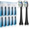 Toothbrush Replacement Heads Compatible with AquaSonic Black Series/Black Series