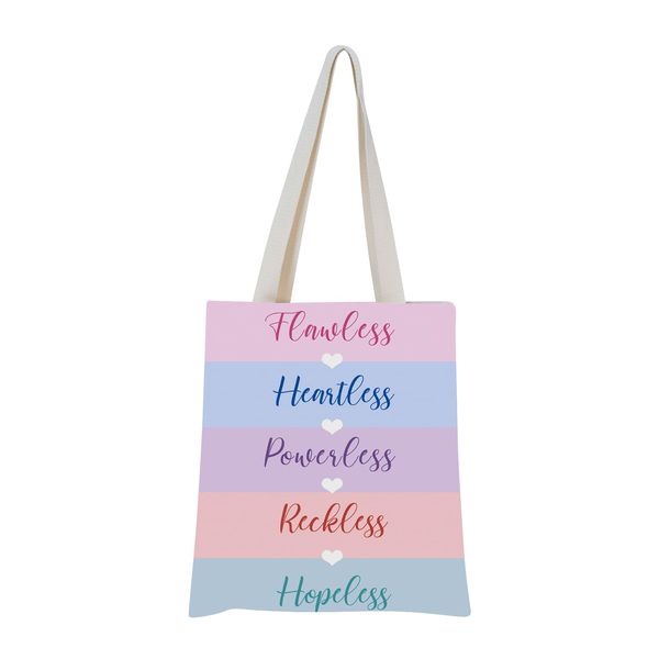 Chestnut Springs Series Book Inspired Tote Bag Elsie Silver Lover regalo per piccante romanticismo cowboy romantico amante del romanticismo, Borsa Powerless