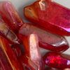 VIE Electroplated Quartz Points, 2-3cm, Pack of 12, Red