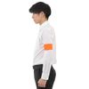 Solid Color Elastic Armband with Velcro (Orange)