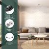 ledscom.de 5 pcs. recessed Ceiling Frame Fere, Round, swivelling, Black matt