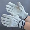 Ace AG441-3P Work Gloves, Cow Split Leather Gloves, Velcro Size, LL Size