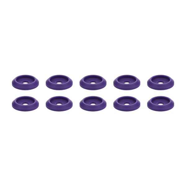 Allstar Performance Body Bolt Washer Plastic Purple 10pk