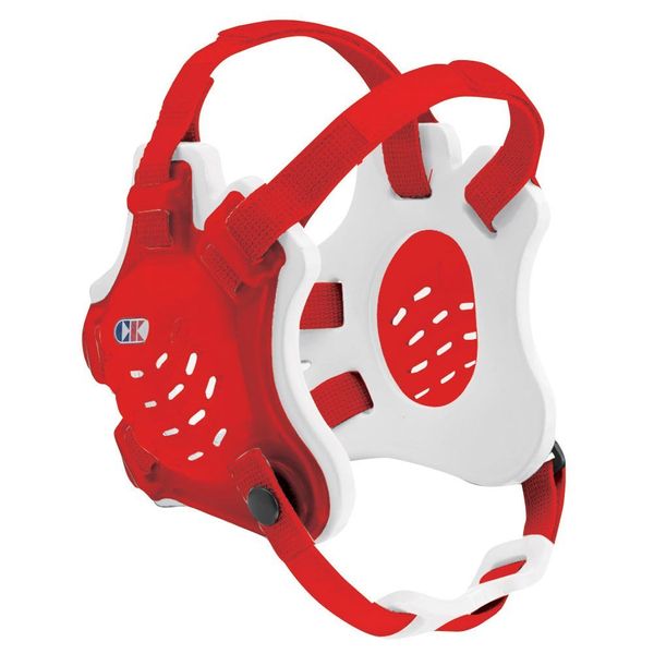 Cliff Keen Tornado Wrestling Headgear - Color: Scarlet/White/Scarlet