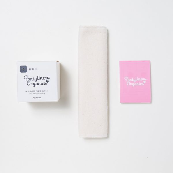 Pantyliners Organics Cloth Napkins Wingless Pad (Double), Small