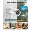 ZOSI Security System H.265+ 5MP Lite 8CH DVR+6 1080P Bullet Camera Remote Access