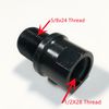 2 Pack Steel Premium Thread Adapter 1/2x28 to 5/8x24