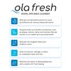 Ola Fresh Dental Appliance Cleaner - Retainer Cleaner, Denture Cleaner, and Dental Night Guard Cleaner for Professional Strength Concentrated Cleaning, Mint Flavor (~3 Month Supply)