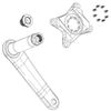 Sram Xx Sl/xx/bosch E-bike Crank Protector 2 Units One Size