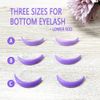 Libeauty Eyelash Lift Silicone Pads Reusable Eyelash Perm Rod 4 Pairs Upper Eyelashes 3 Pairs Lower Eyelash Pads Eyelash Curling Pads Lash Lifting Shield Perfect for Lifting Eyelashes