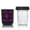 AlienLabs Black & Pink 8oz Mason Stash Jar by RE:STASH
