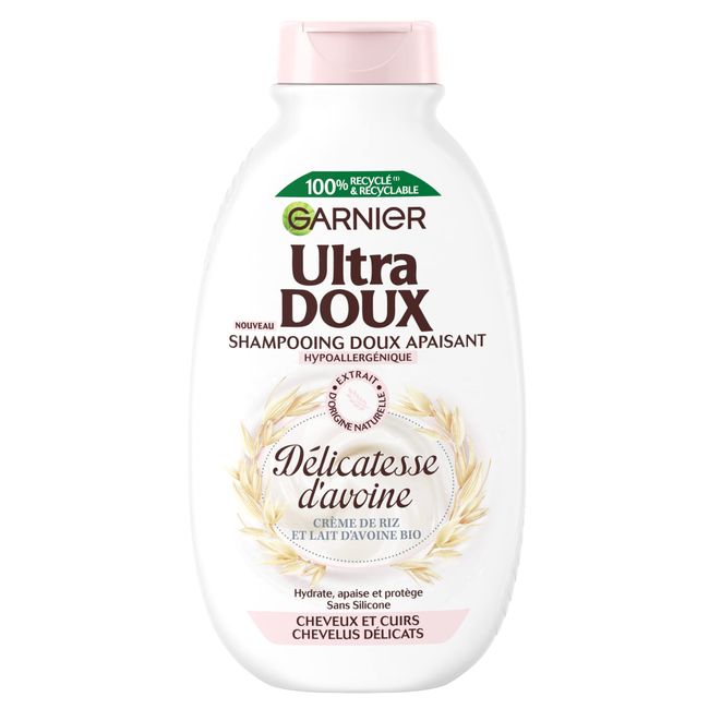 Garnier Ultra Doux Delicatesse Feuchtigkeitsspendendes Shampoo, 300 ml