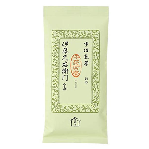 Ito Kyuemon Uji Tea Green Tea Green Tea Leaves Longevity, 3.5 oz (100 g) Bag