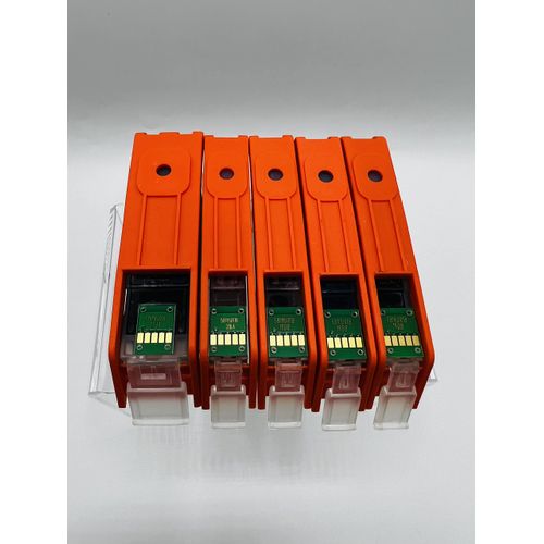 Katies Edible Ink Ready To Use - Katie's Edible Ink Cartridges Filled Set Compatible with Canon Pixma TS705 TS705a Printers PG-580 CLI-581 580/581