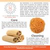 Natural Sea Wool Sponge 4-5" by Spa Destinations ® Amazing Natural Renewable Resource"Creating The in Perfect Bath and Shower Experience"