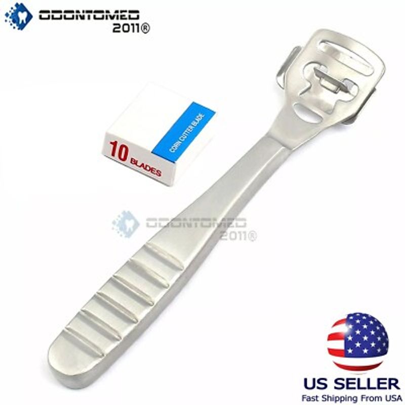 Stainless Steel Hard Skin Corn Remover Cutter Shaver Pedicure Foot Tool ...