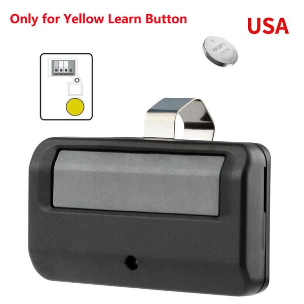 Yellow Learn Button 891LM for Liftmaster Chamberlain Garage Door Opener Remote