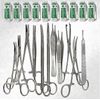 Micro Surgery Veterinary Instruments Kit Stainless Steel Medical Lab 21 Pcs Set