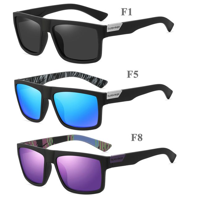 QUISVIKER 3 Units Per Lot Polarized Sunglasses Men Women Sun Glasses  Fashion Eyewear Fishing Goggles Without Box