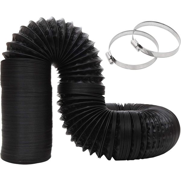 3 Inch 16.5 Feet Dryer Vent Hose Noninsulated Flexible Pvc Air Duct Aluminum Duc