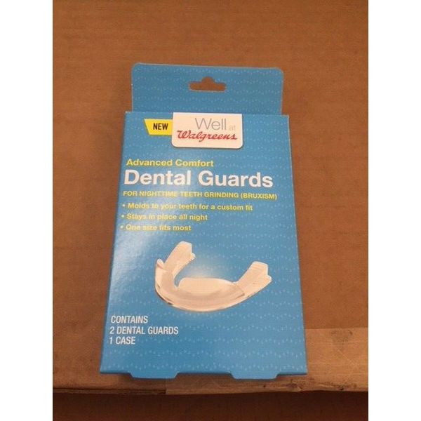 Advanced Comfort - 2 Dental Guards, 1 Case , For NightTime Teeth Grinding (NEW)