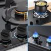 YREYBN 4 Pcs Cooker Knobs Replacement Oven Knobs, Universal Control Knobs for Ovens, 42mm Gas Stove Control Knobs Multi Replacement Accessories, for Kitchen Cooker & Hob