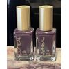 2  L'Oreal  Nail Colour Polish, 207 Pinot Purple , New