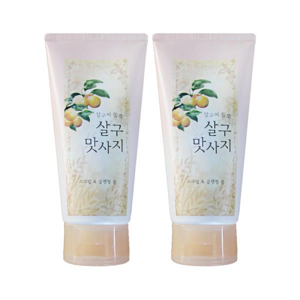 LG Debong Apricot Seed-rich Apricot Massage Scrub Cleansing Foam 120ml x 2