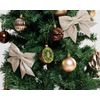2pcs Glass Kiwi Fruit Ornaments for Christmas Tree