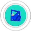 FUNNY THUMBS UP WITH A KITTY CAT PopSockets PopGrip for MagSafe