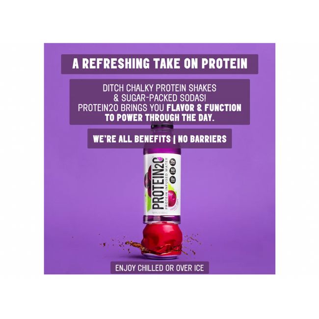 Protein2o Flavored Protein Water, Variety Pack, 12 pack 