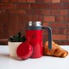 DrinkPod Vacuum Insulated Leak-Proof Flask, 450ml, Red