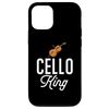 iPhone 12/12 Pro Cellist Funny Music Cello King Case