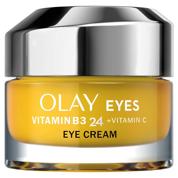 Olay Vitamin B3 24 + Vitamin C Eye Cream With Vitamin B3, Vitamin C & Peptides For Visibly Brighter Skin, 15ml