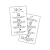 Cake Care Instruction Cards Cutting Guide 50pk 2x3.5” Storage Baking Order Forms Package Insert Tips and Tricks Clients Bakery