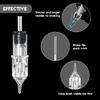 EMALLA Tattoo Cartridge Needles - 60Pcs Mixed Size Tattoo Needles #10 3RL 5RL 7RL 9RL 11RL 14RL #12 5RM 7RM 9RM 11RM 13RM 15RM Round Liner Curved Magnum For Tattoo Machines Tattoo Kit