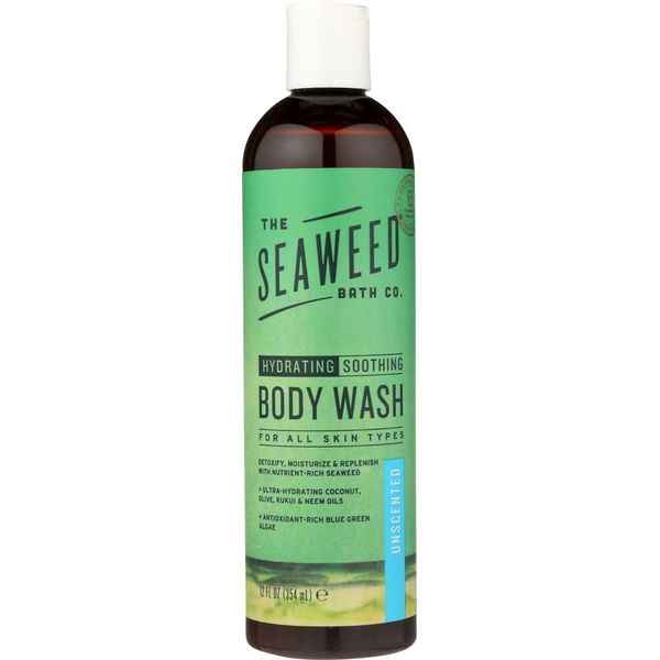 Seaweed Bath Co, Body Wash Unscented, 12 Ounce