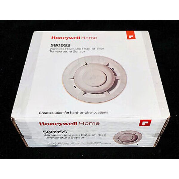 Honeywell 5809SS Wireless Heat and Rate-of-Rise Temperature Sensor. New, Sealed!