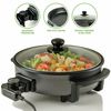 Ovente Electric Skillet 12 Inch with Non Stick Aluminum Body 1400 Watts SK11112