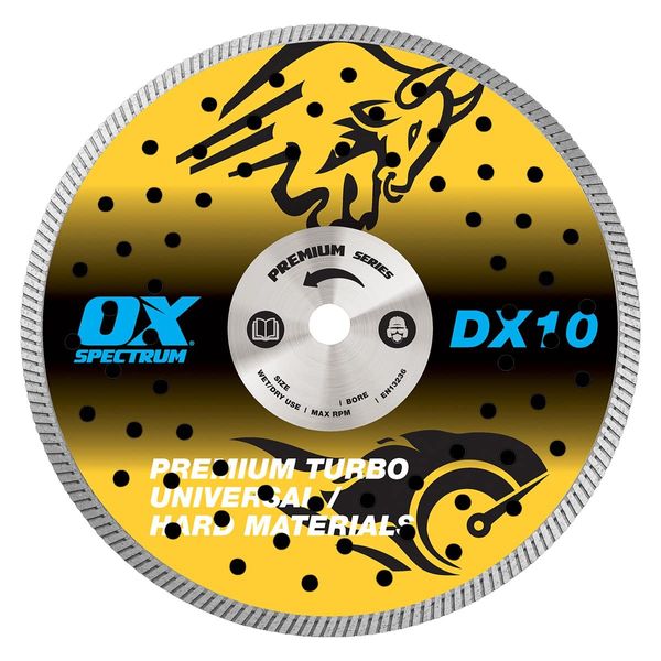 OX Spectrum Premium Diamond Blade - Universal/Hard - 180/22.23mm